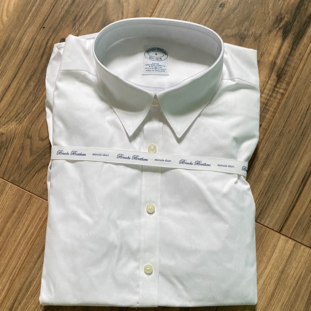 Brooks Brothers Classic White Dress Shirt